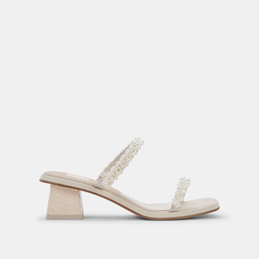 NWOT Dolce Vita River Pearl Block Heels, Size 8